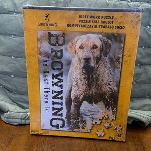 Browning Dirty Work Labrador Dog Puzzle 550 pieces